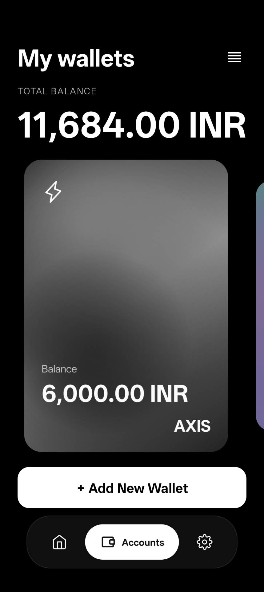 Liquid Wallet Cards